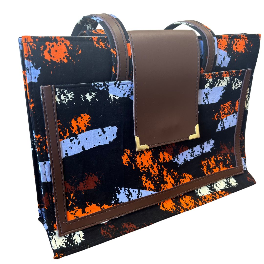 Tote Handbag for women Uniquely handmade with Ankara fabrics