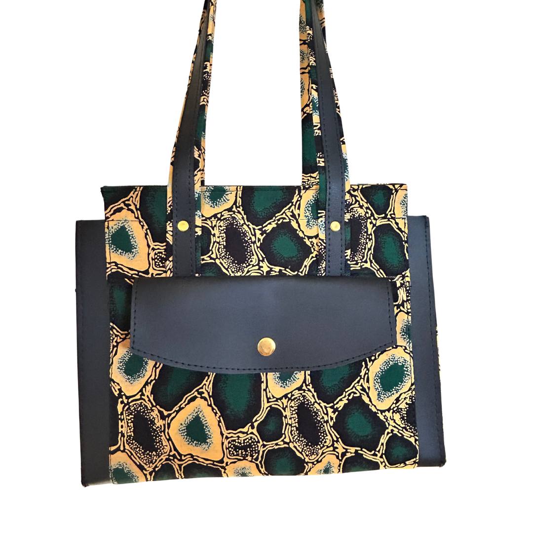 African Print Tote Bag - The Authentic Handcrafted | African Handmade